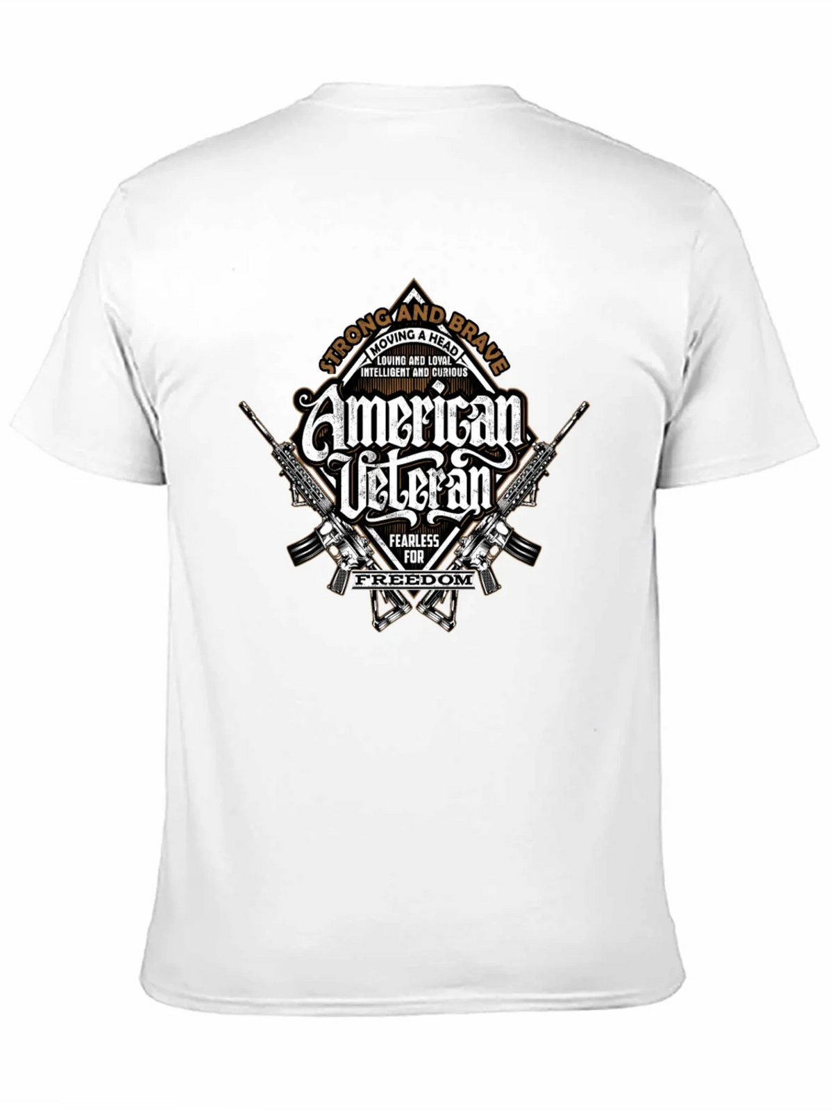 American Veteran Graphic Print T-Shirt product image 5