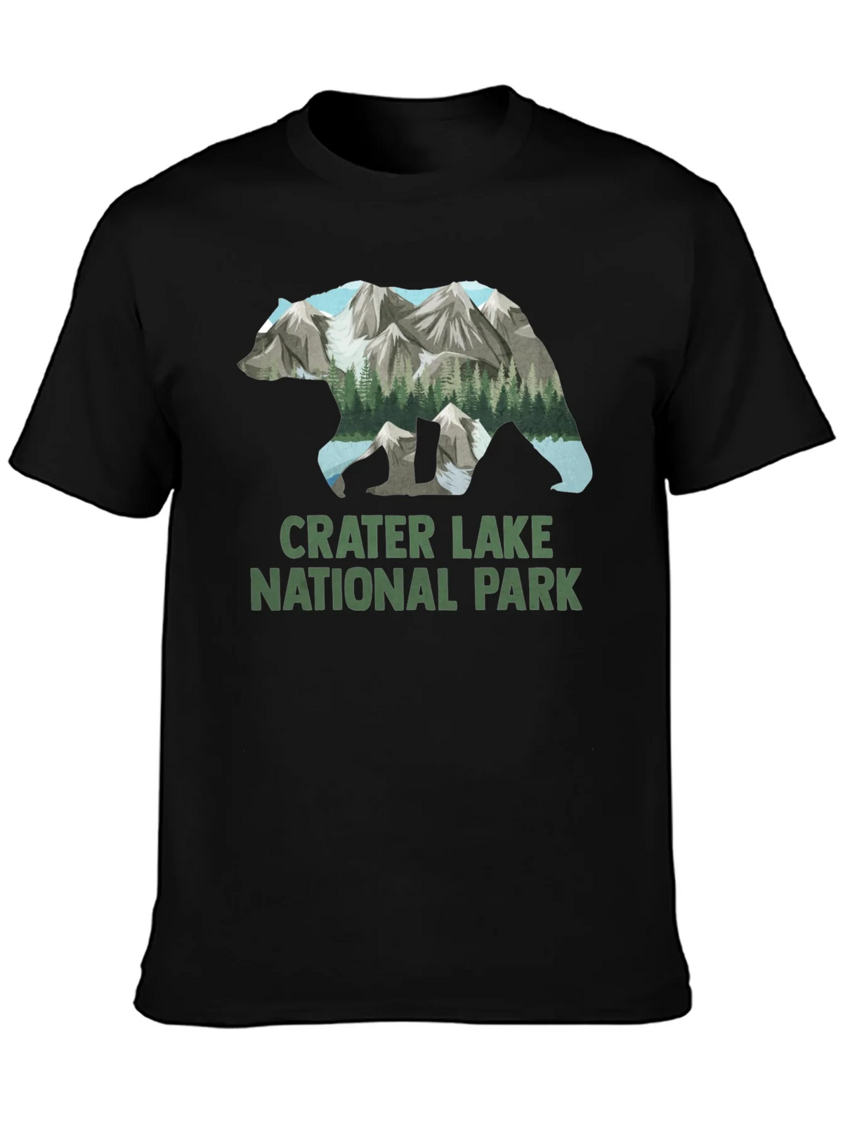 Crater Lake National Park Bear T-Shirt product image 3