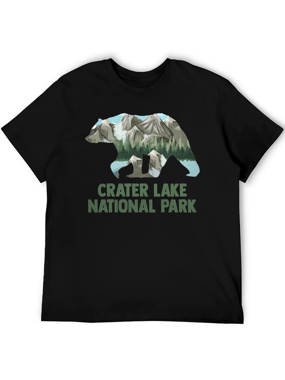 Crater Lake National Park Bear T-Shirt product image 5