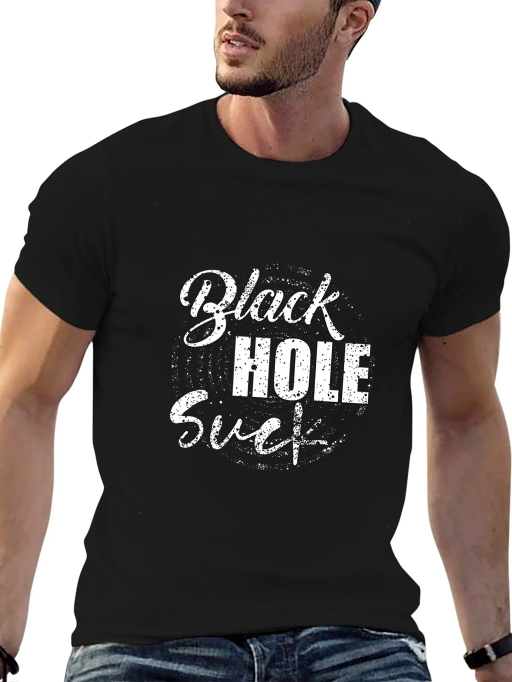 Black Hole Sucks Graphic T-Shirt product image 6