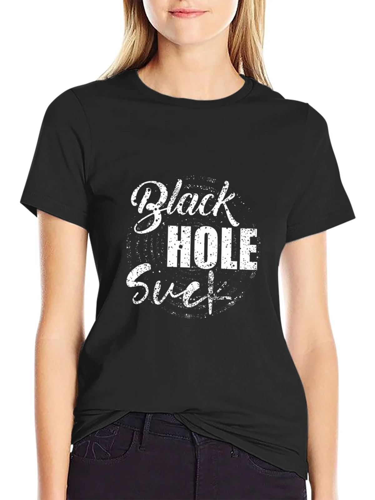 Black Hole Sucks Graphic T-Shirt product image 2