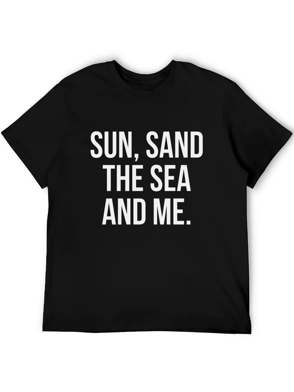 Sun Sand Sea and Me Black Graphic Tee product image 5