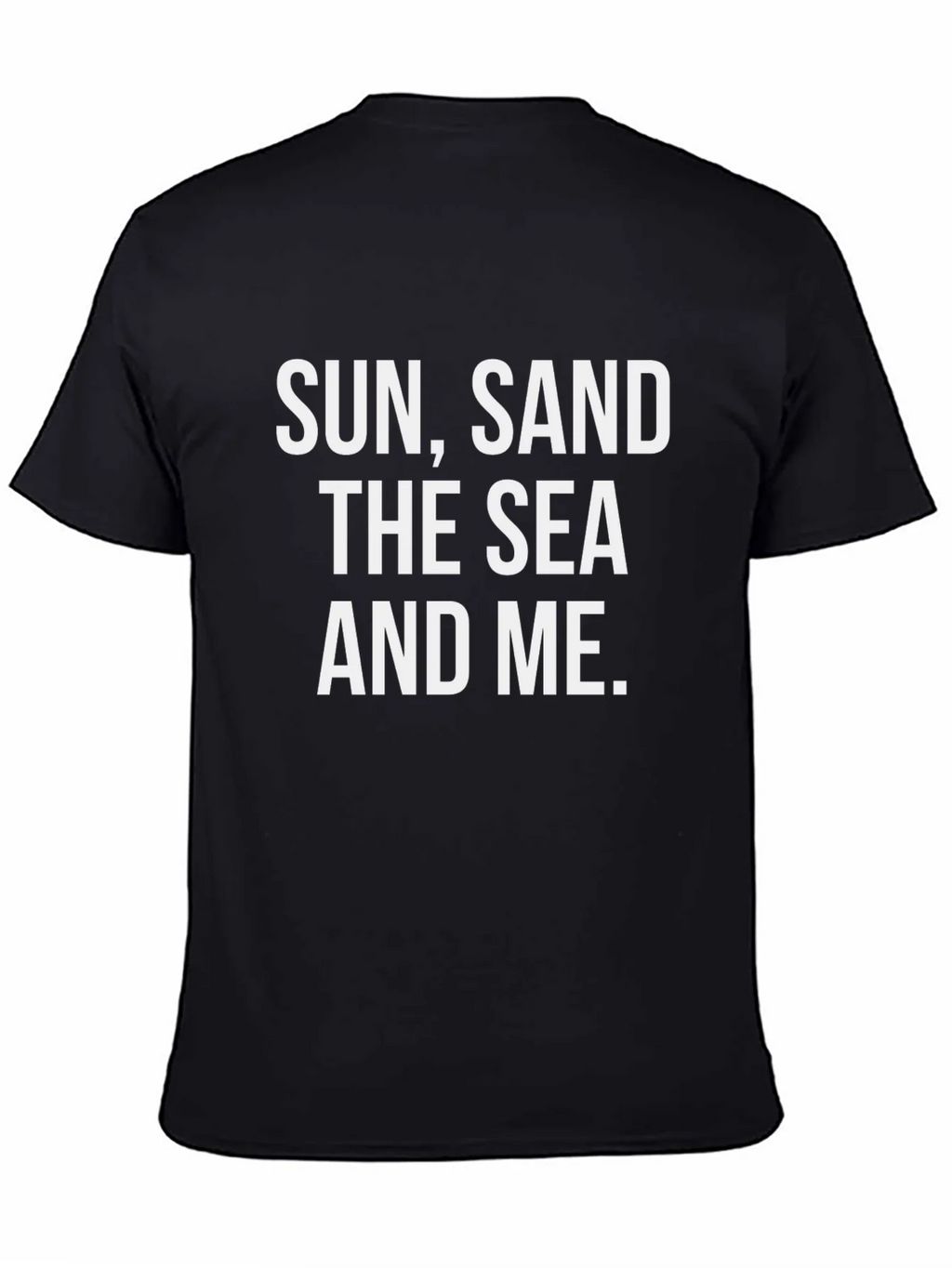 Sun Sand Sea and Me Black Graphic Tee product image 4