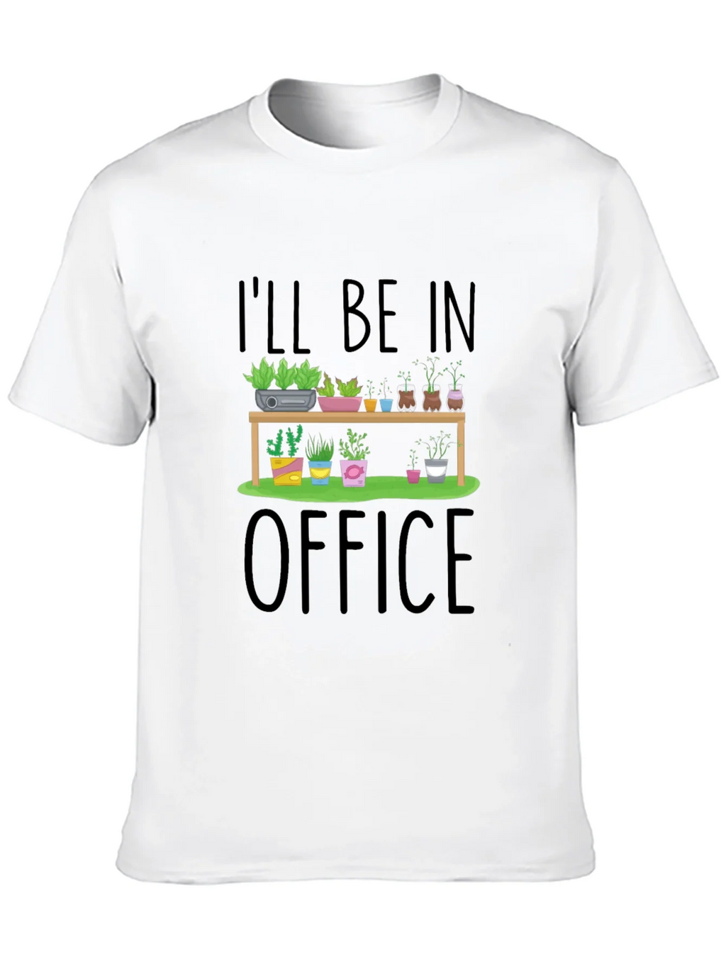 Ill Be In My Plant Office Graphic T-Shirt product image 9