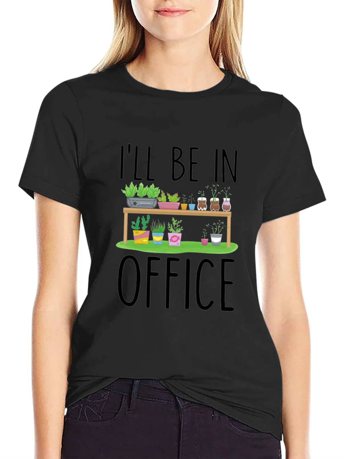 Ill Be In My Plant Office Graphic T-Shirt product image 2