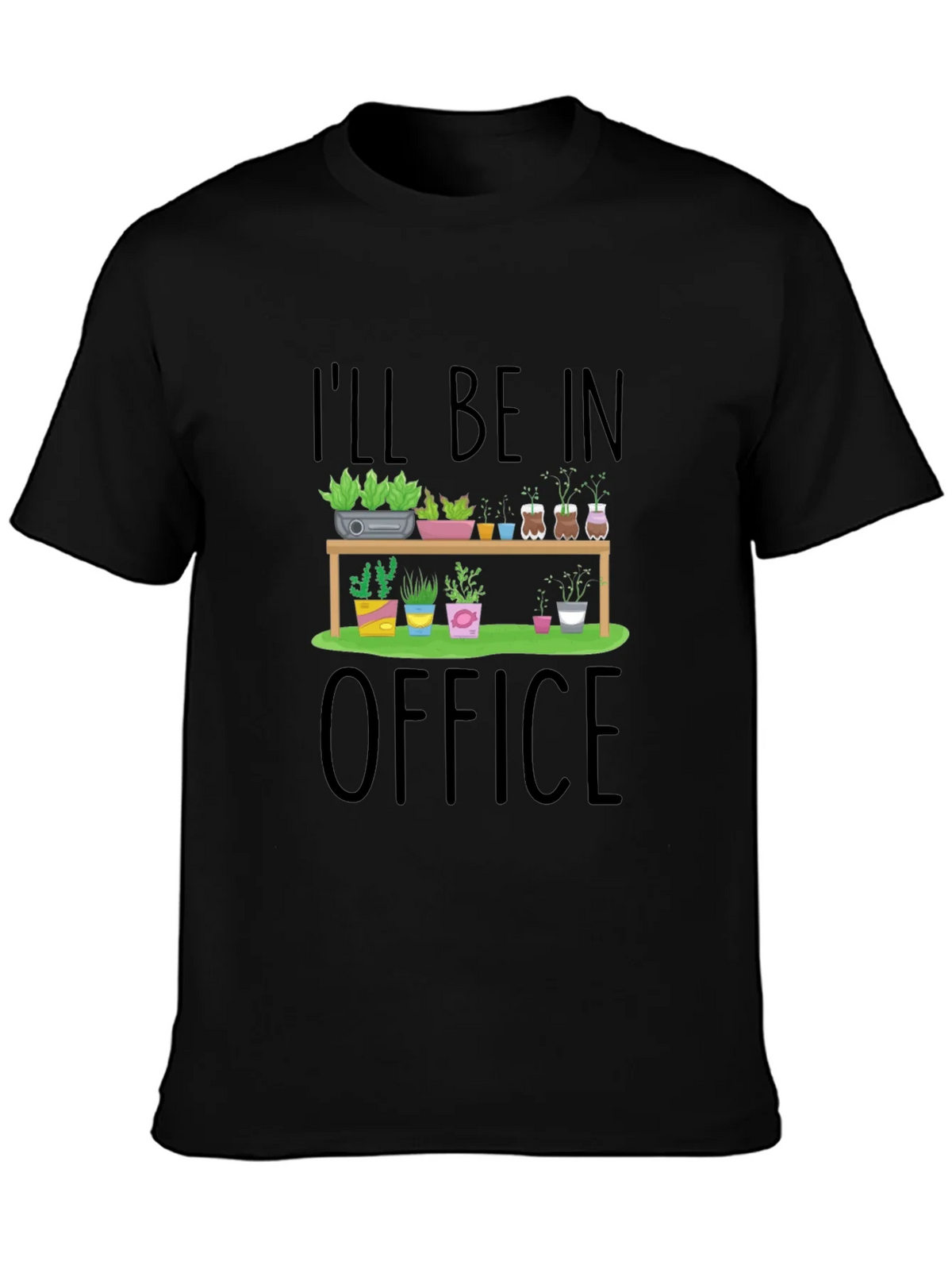 Ill Be In My Plant Office Graphic T-Shirt product image 3