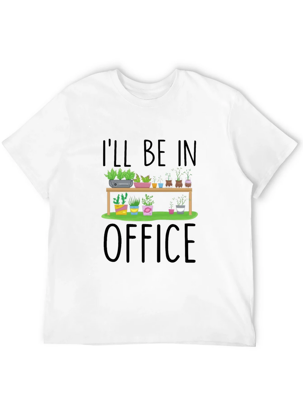 Ill Be In My Plant Office Graphic T-Shirt product image 11