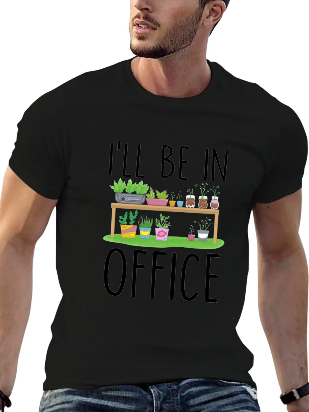 Ill Be In My Plant Office Graphic T-Shirt product image 6