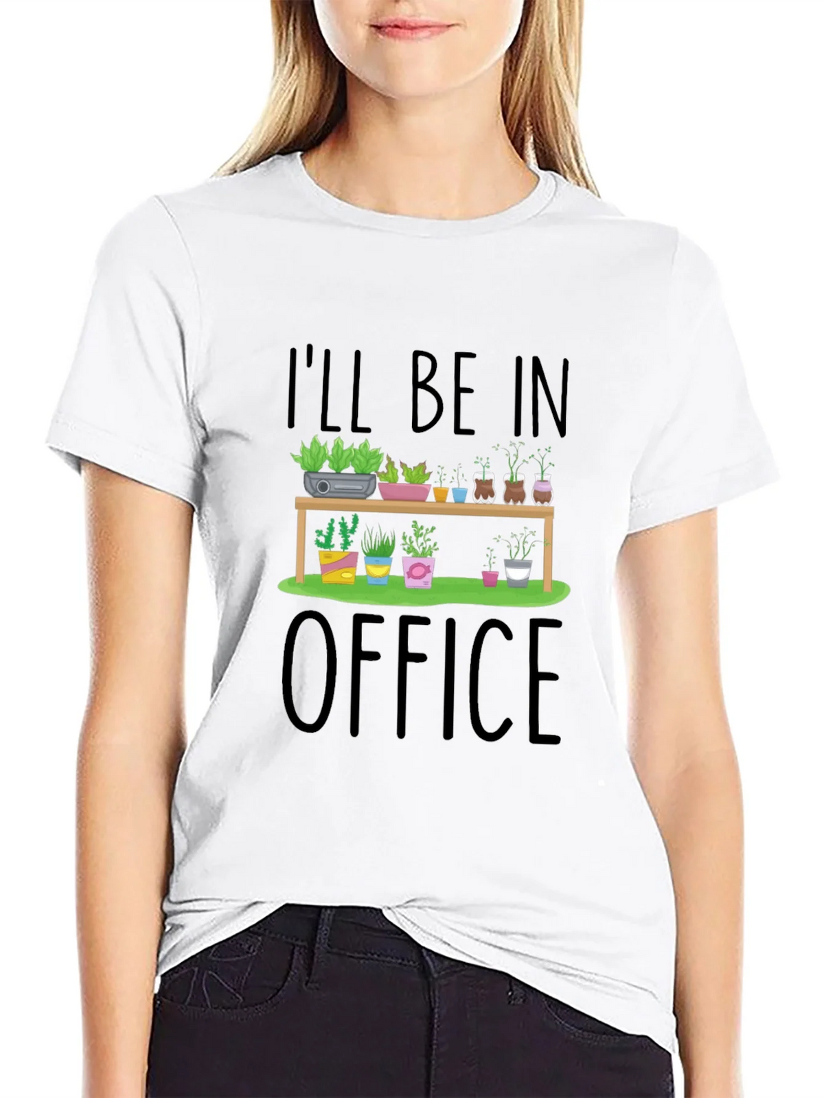 Ill Be In My Plant Office Graphic T-Shirt product image 8