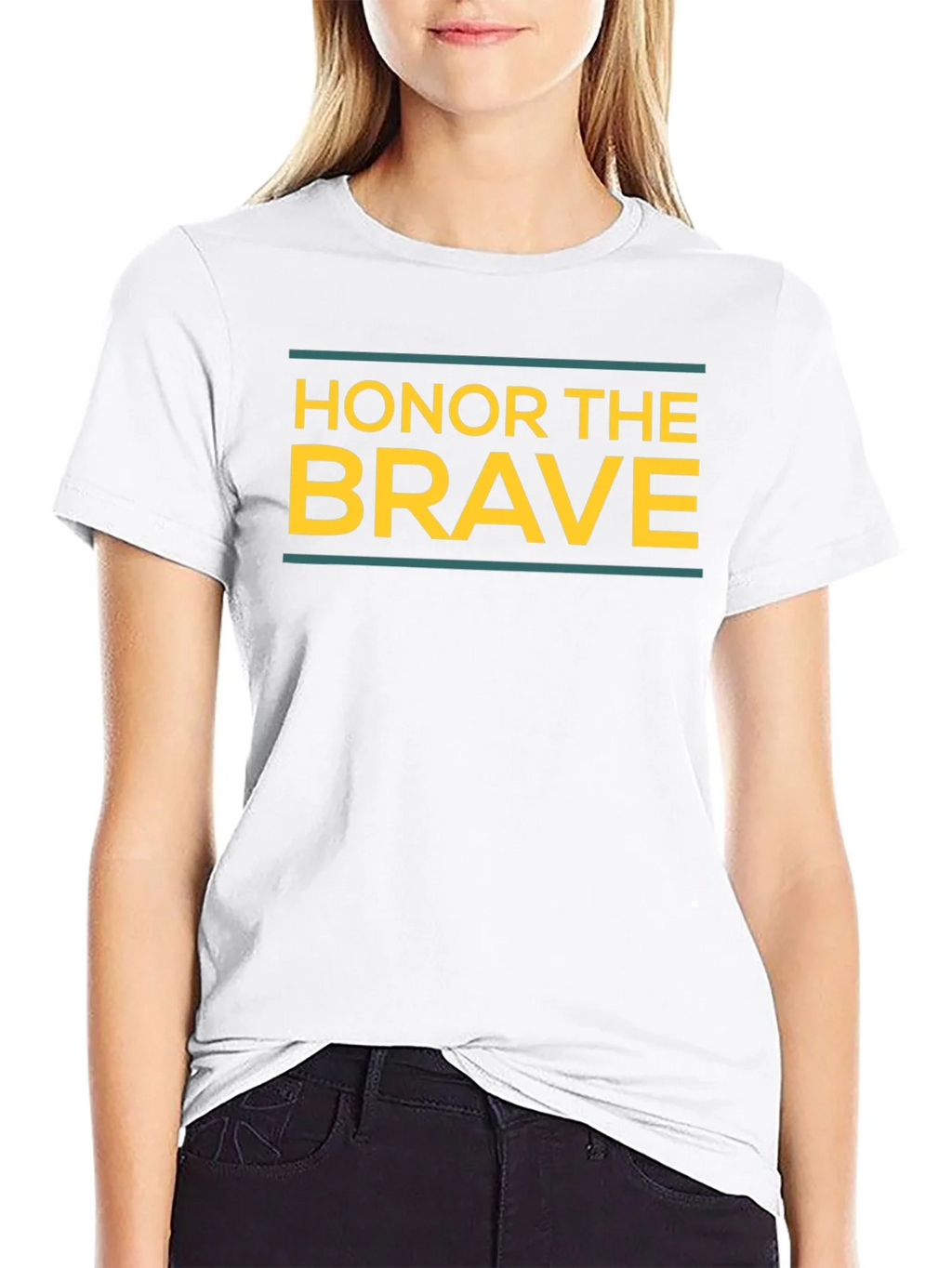 Honor The Brave Graphic T-Shirt - Black product image 8