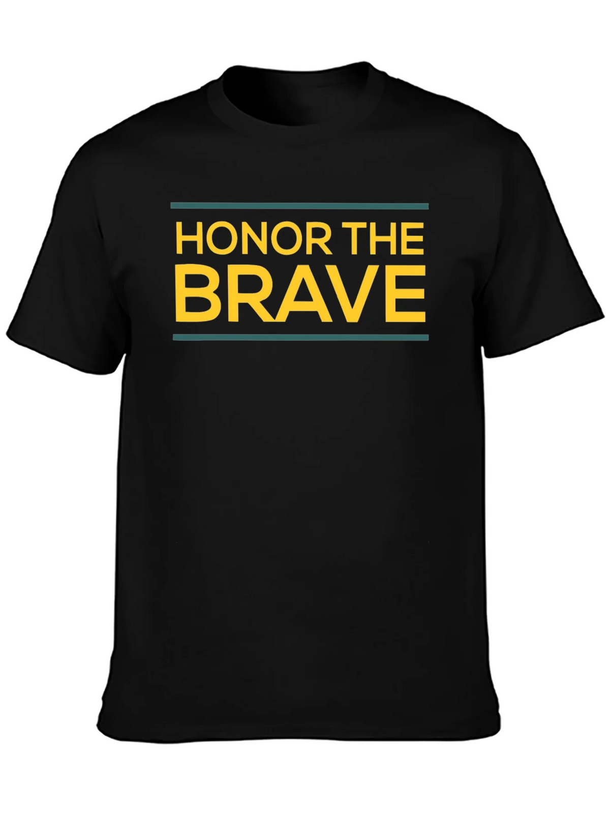 Honor The Brave Graphic T-Shirt - Black product image 3