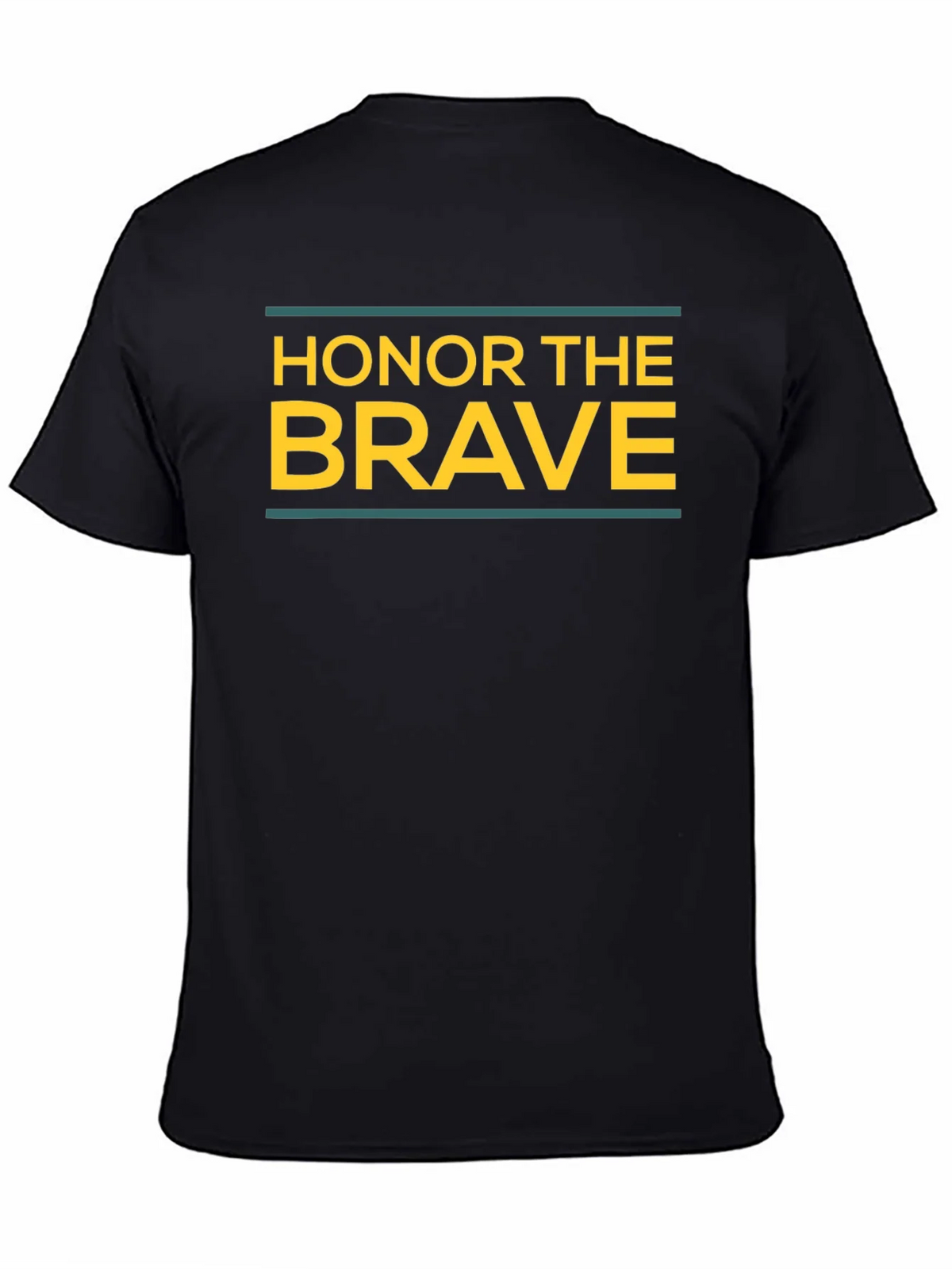 Honor The Brave Graphic T-Shirt - Black product image 4