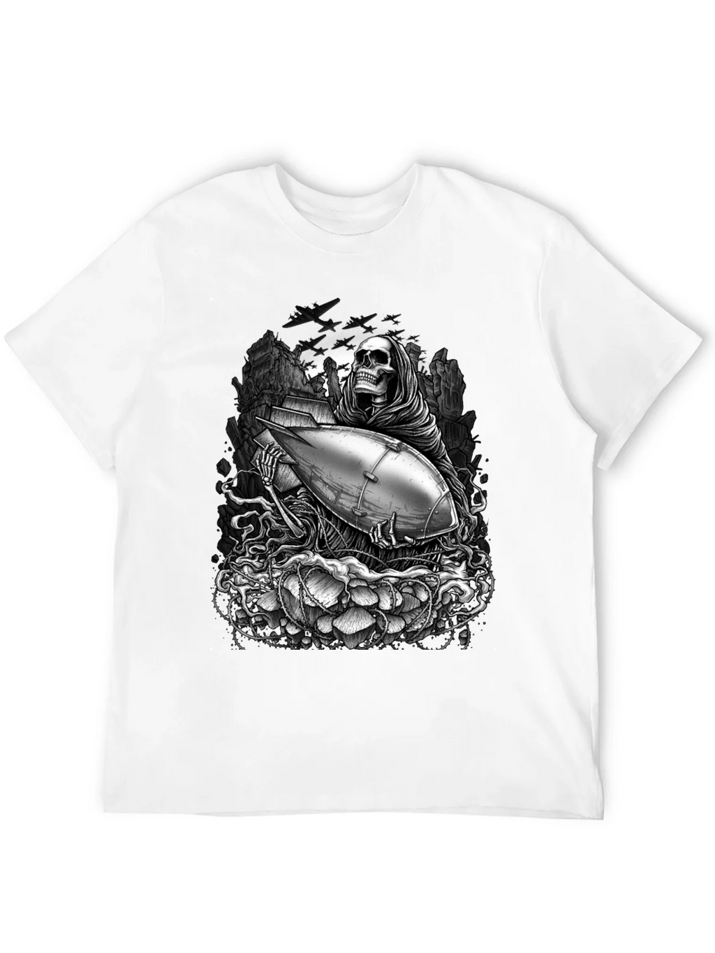 Grim Reaper Bomb Graphic T-Shirt product image 11