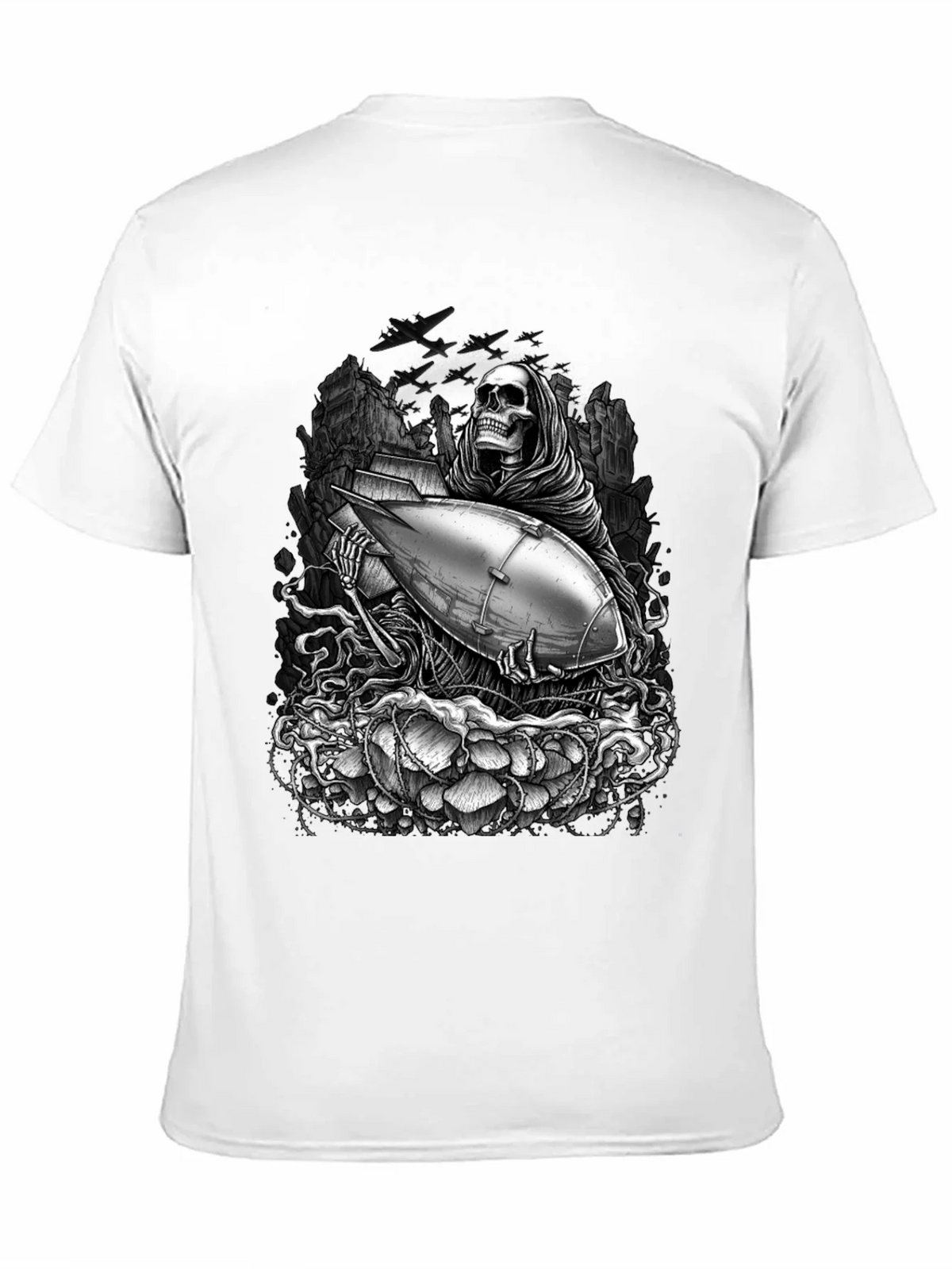 Grim Reaper Bomb Graphic T-Shirt product image 10