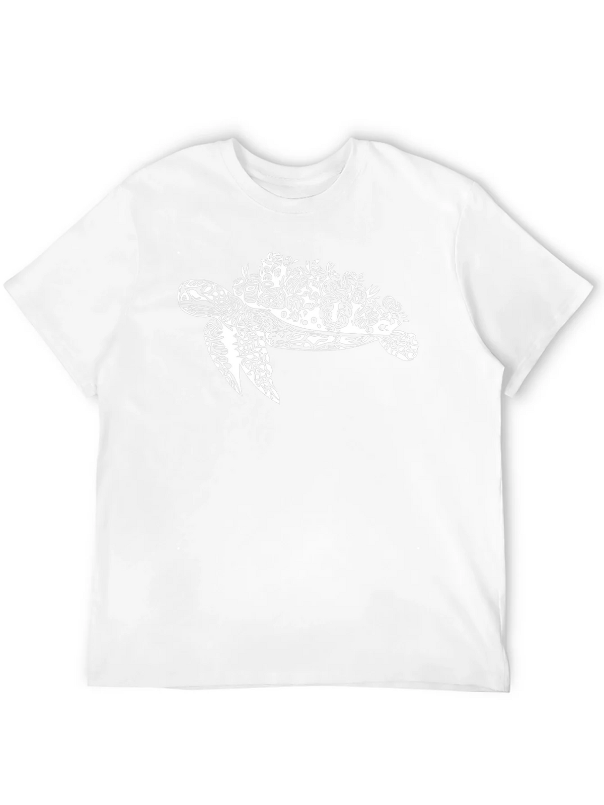 Sea Turtle Graphic Print Black T-Shirt product image 11