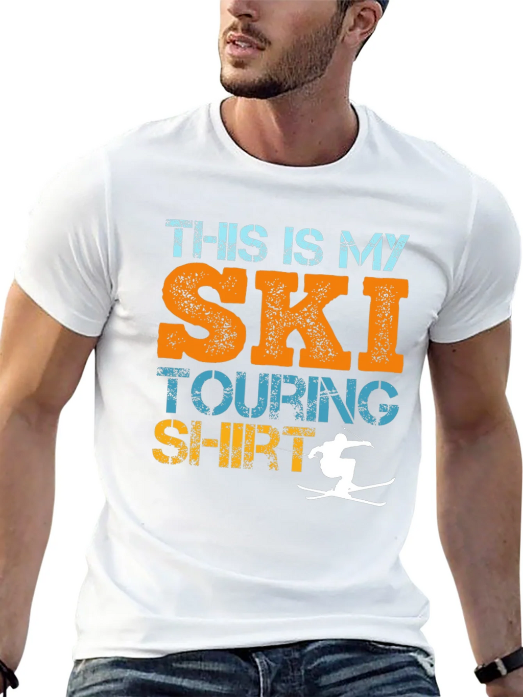 Ski Touring Shirt - Funny Skiing T-Shirt product image 7