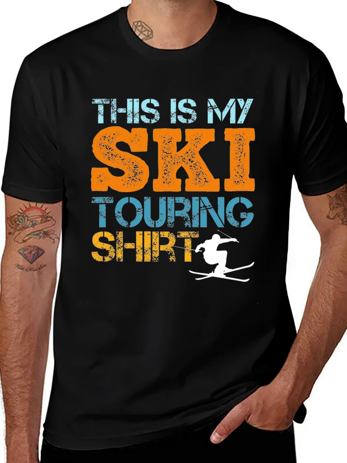 Ski Touring Shirt - Funny Skiing T-Shirt product image 1