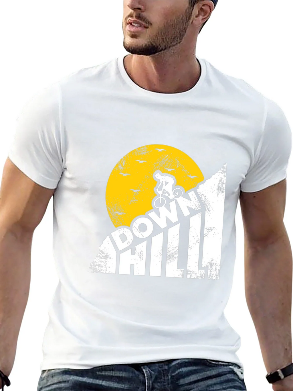 Downhill Mountain Biker T-Shirt product image 12