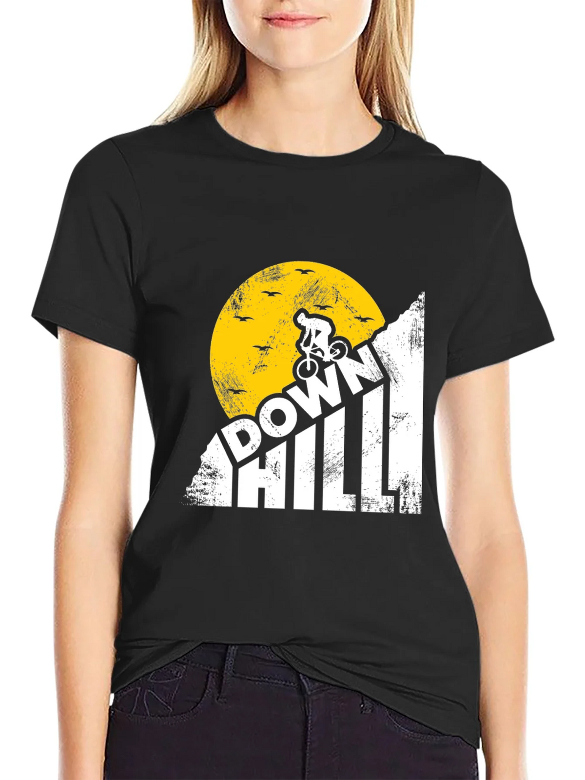 Downhill Mountain Biker T-Shirt product image 2