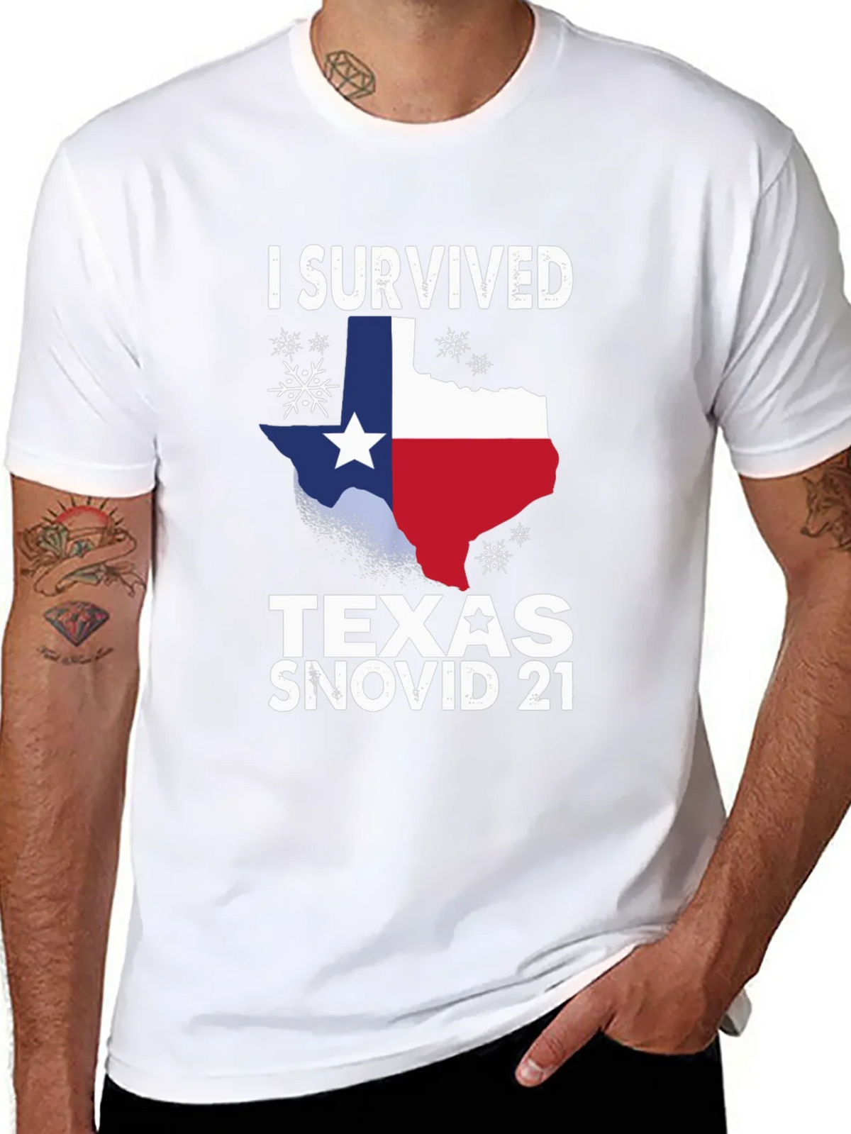 I Survived Texas Snovid 21 T-Shirt product image 7