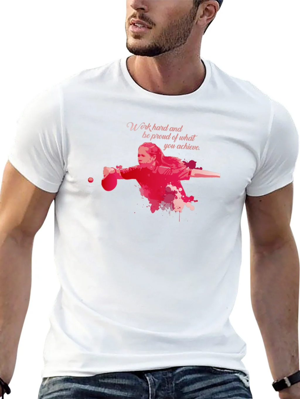 Work Hard Table Tennis T-Shirt product image 12