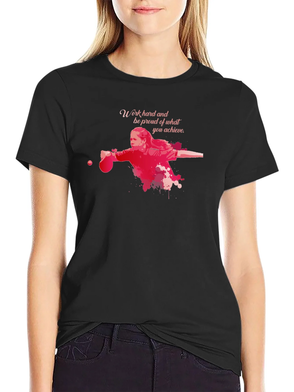 Work Hard Table Tennis T-Shirt product image 2