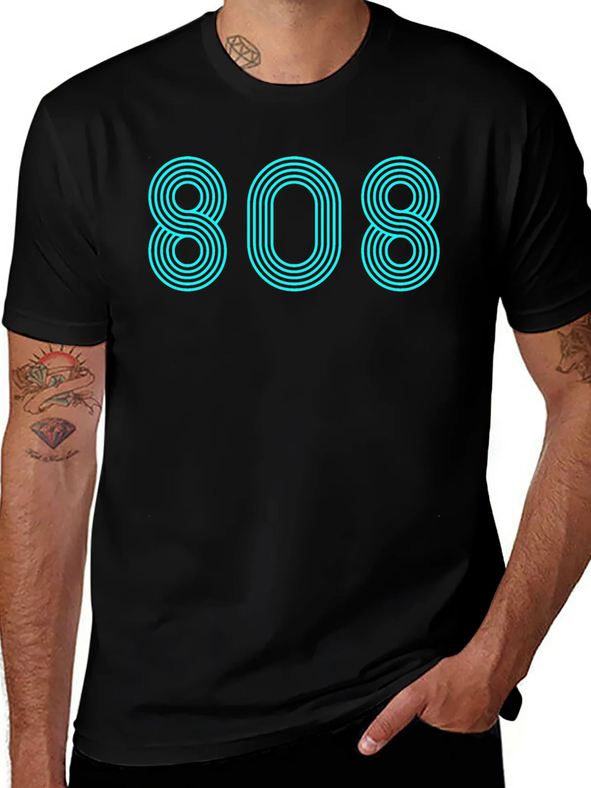 808 Graphic Tee - Retro Style Classic Cool product image 1