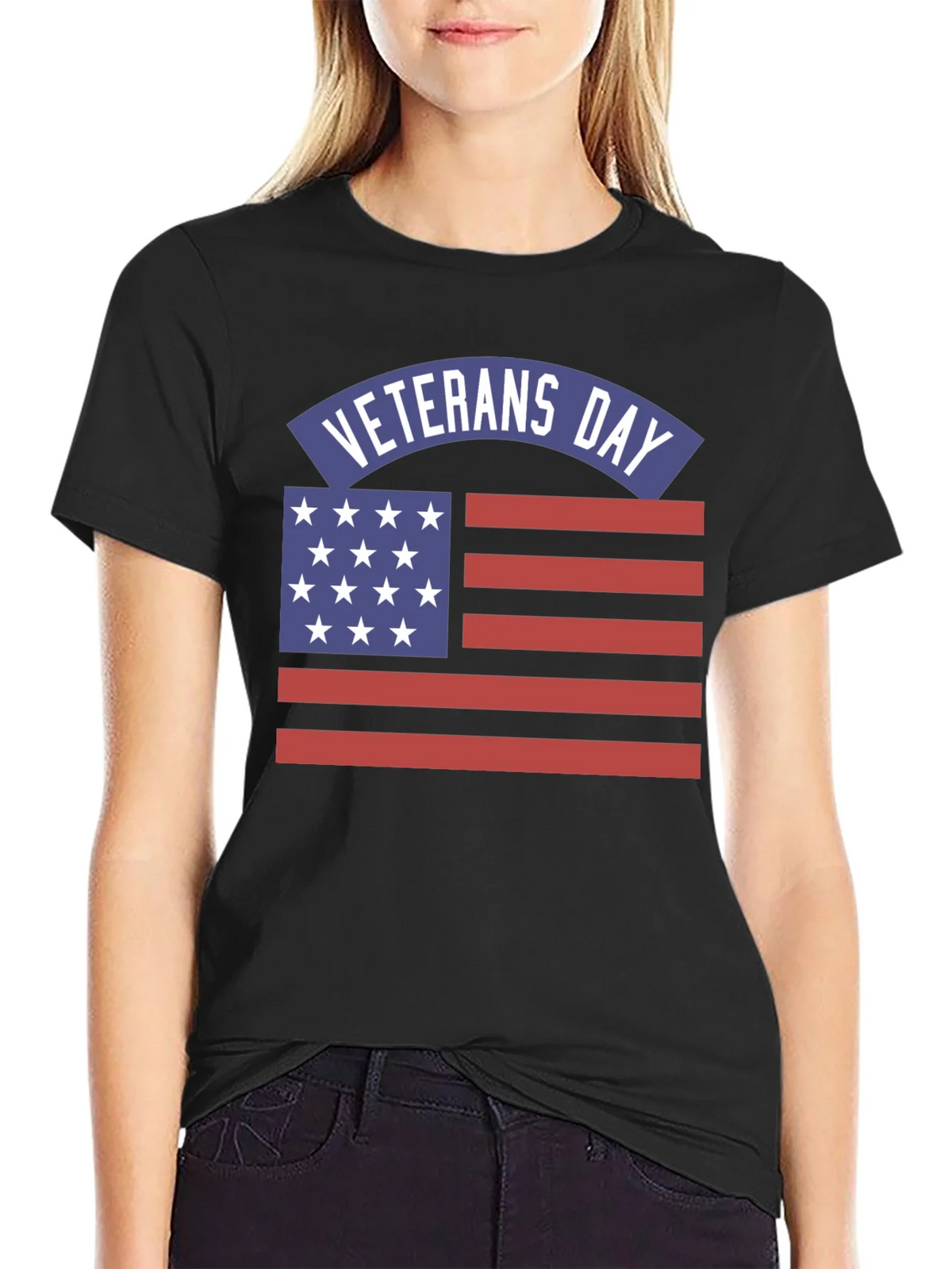 Veterans Day American Flag T-Shirt product image 2