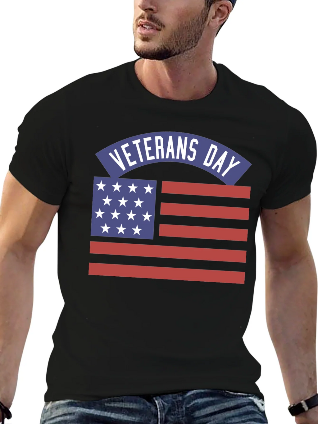 Veterans Day American Flag T-Shirt product image 6