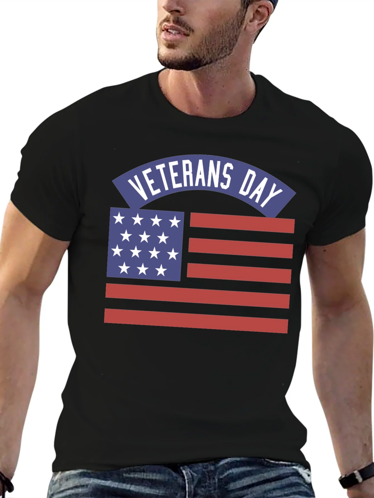 Veterans Day American Flag T-Shirt product image 6