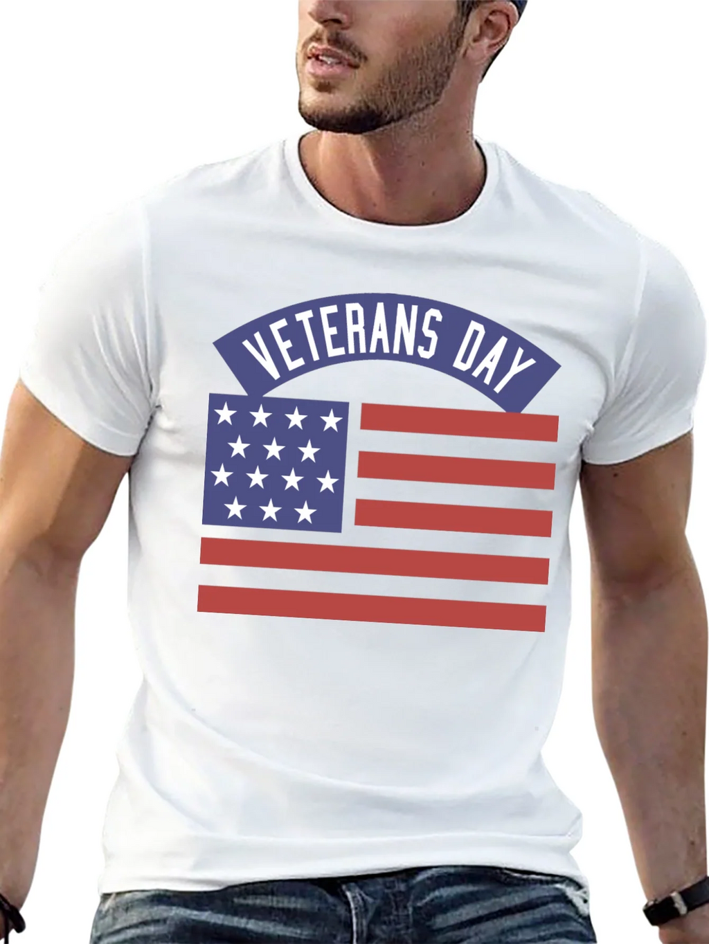 Veterans Day American Flag T-Shirt product image 12
