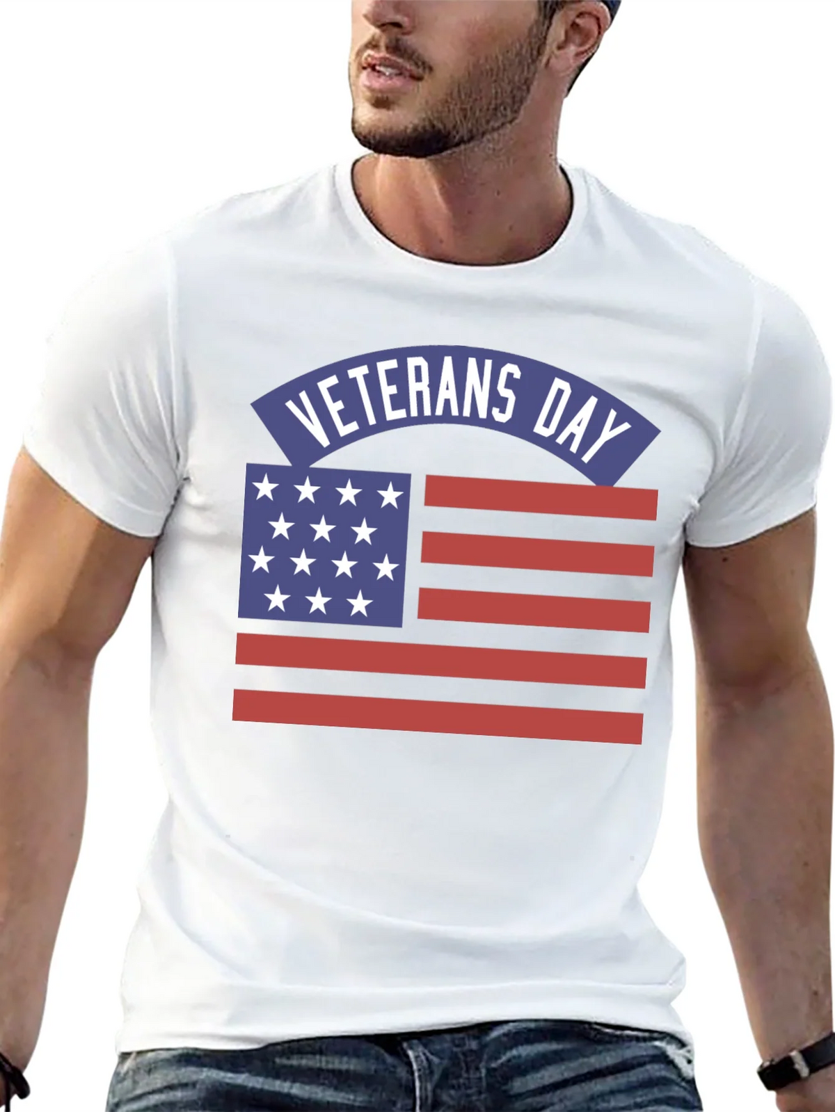 Veterans Day American Flag T-Shirt product image 12