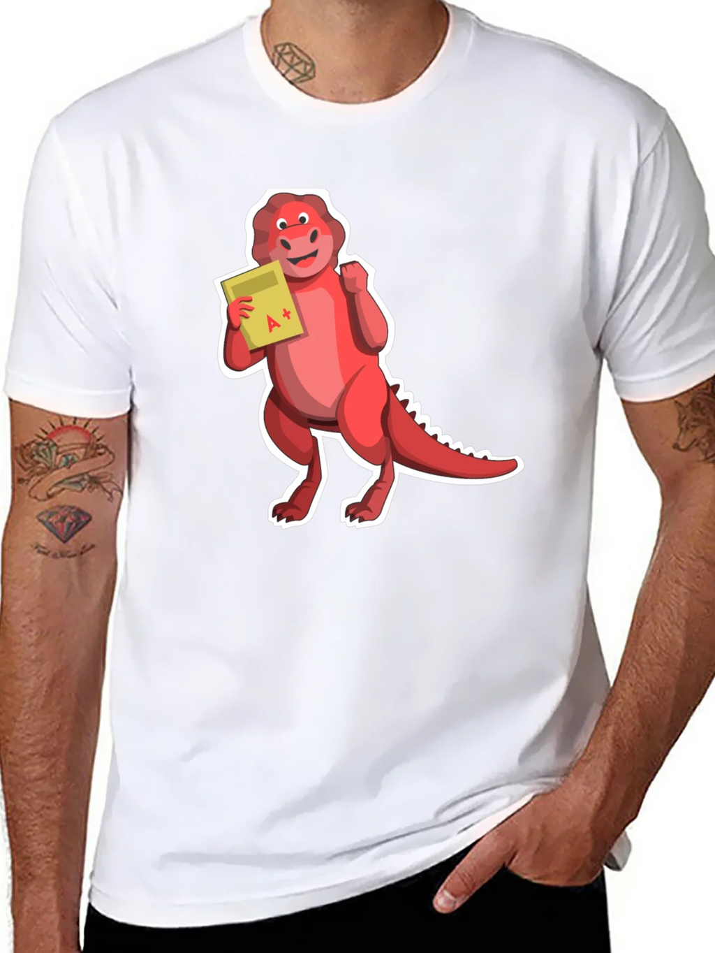 Dino A+ T-Shirt - Black Short Sleeve product image 7