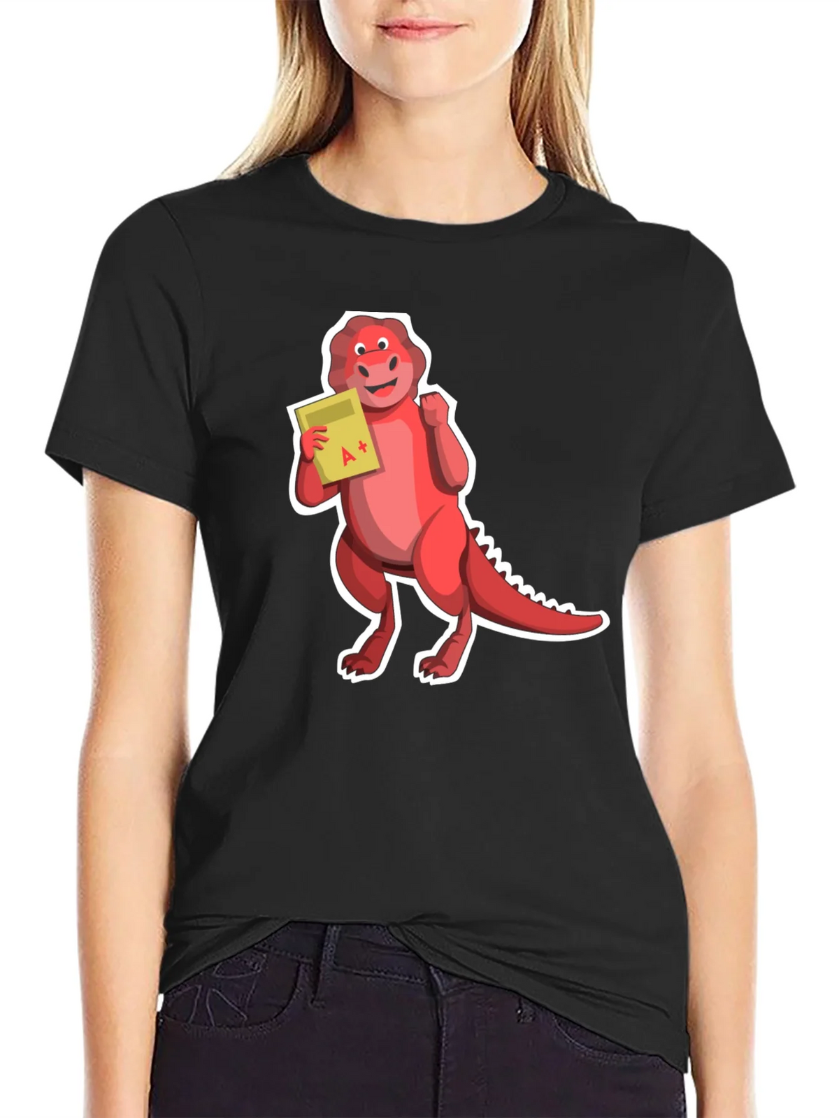 Dino A+ T-Shirt - Black Short Sleeve product image 2