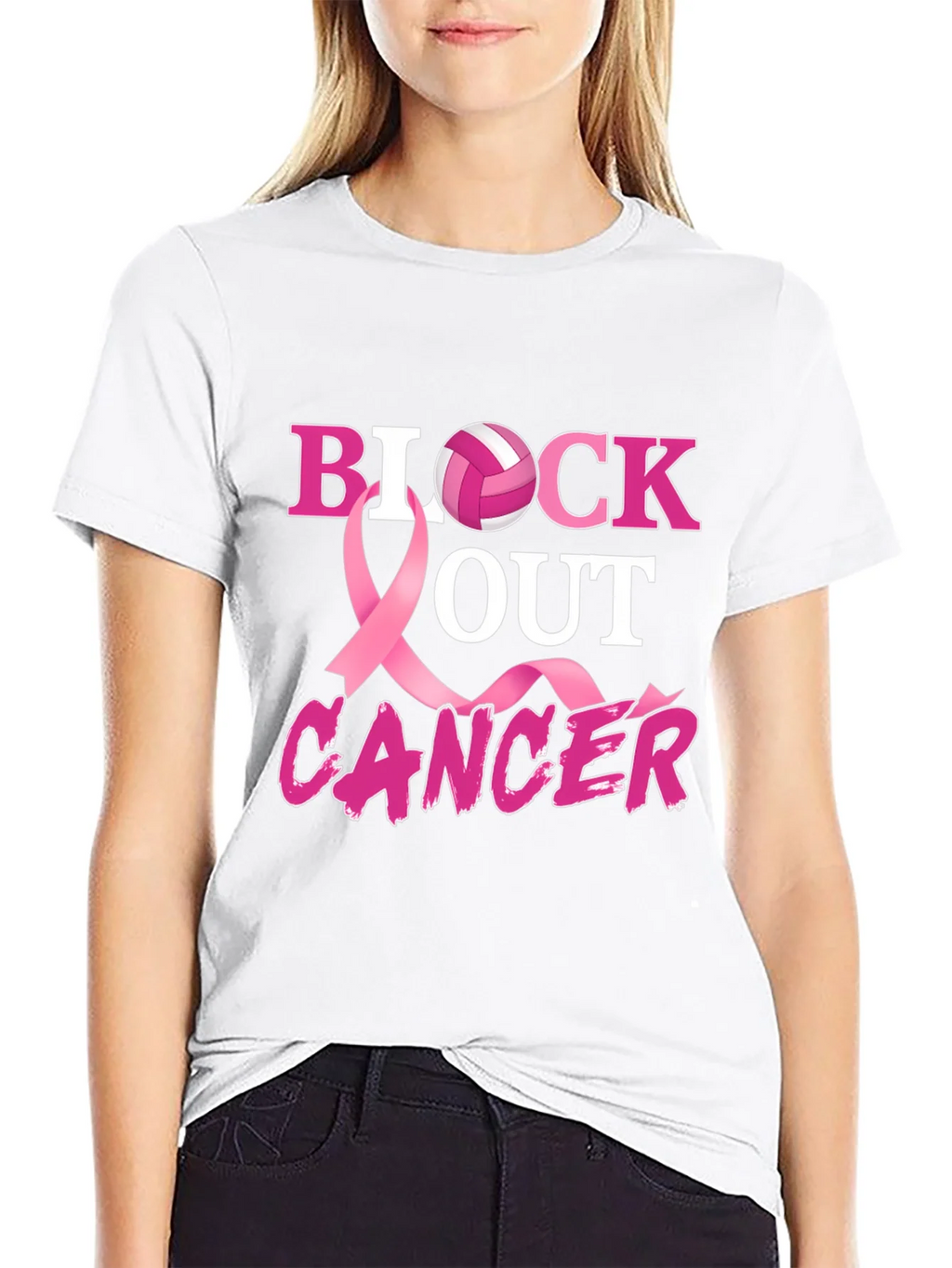 Block Out Cancer Awareness T-Shirt product image 8