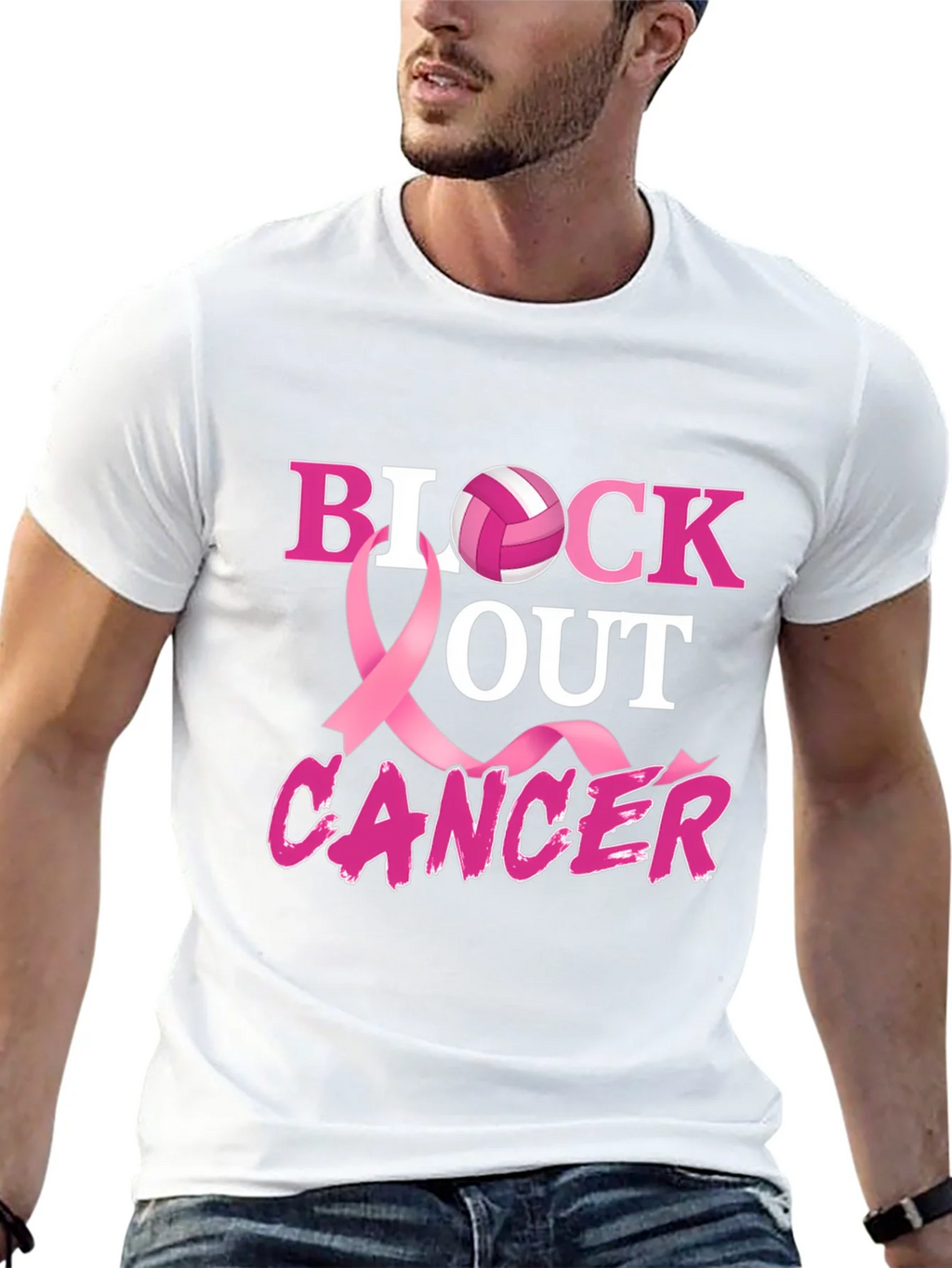 Block Out Cancer Awareness T-Shirt product image 12