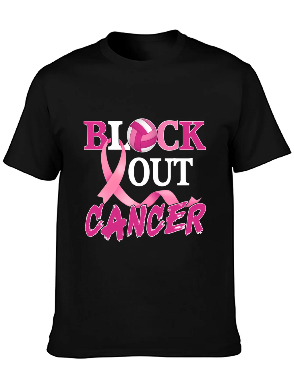 Block Out Cancer Awareness T-Shirt product image 3