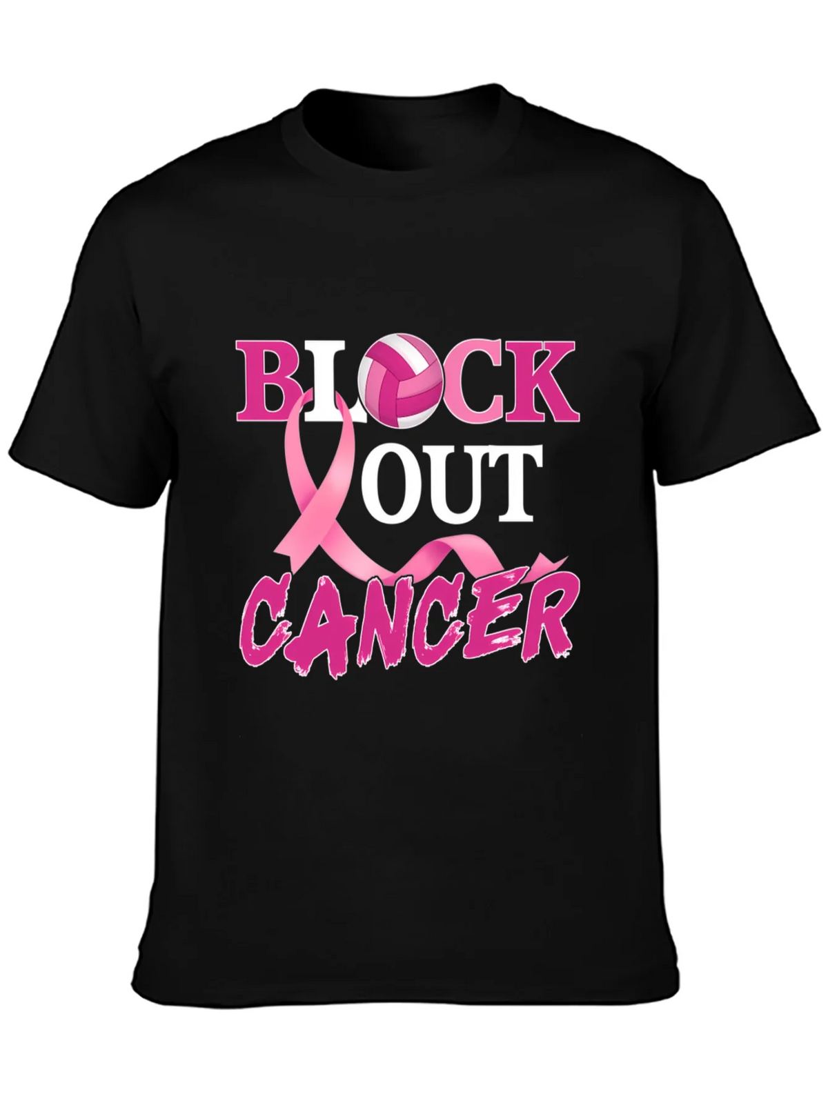 Block Out Cancer Awareness T-Shirt product image 3