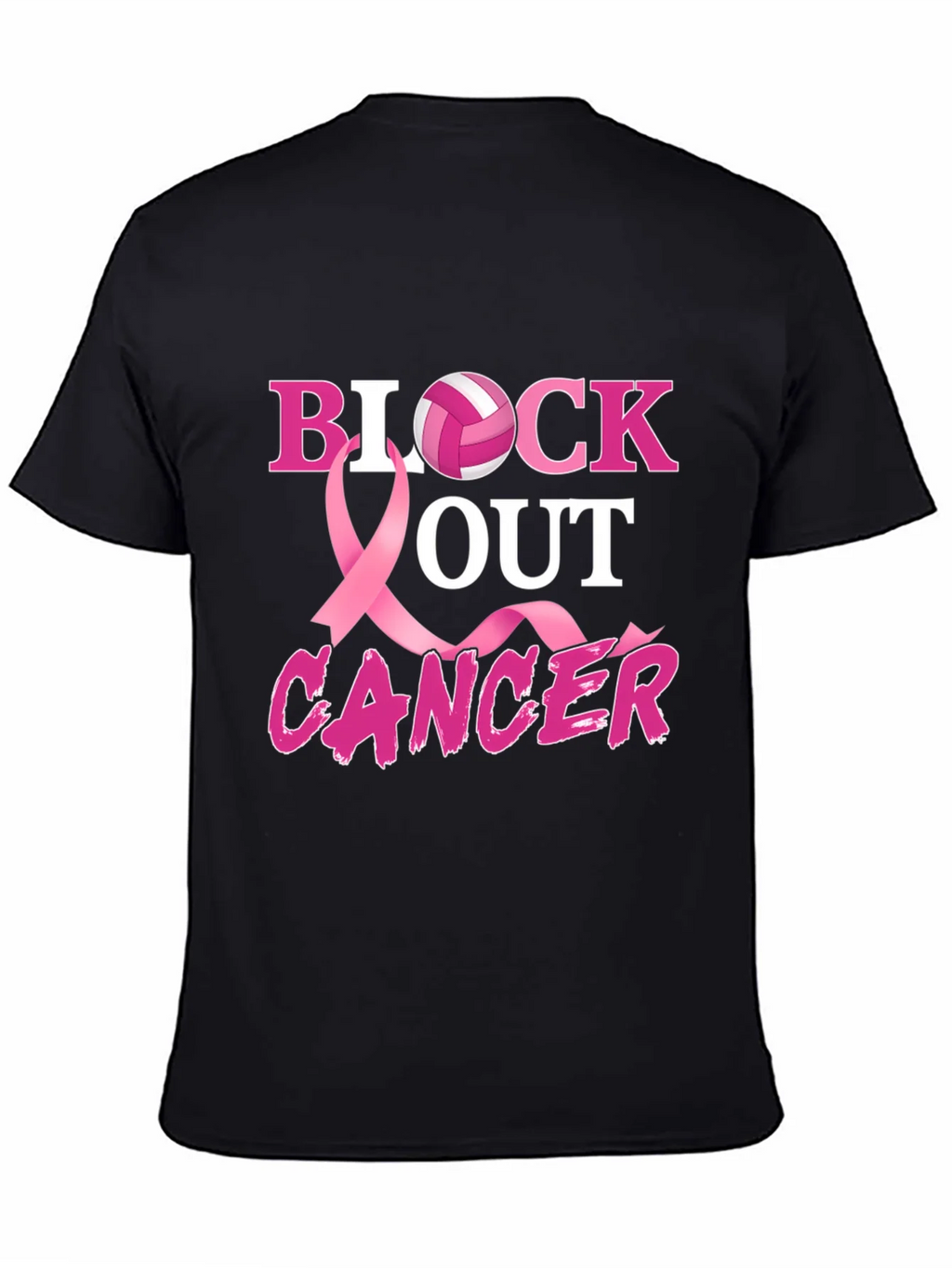 Block Out Cancer Awareness T-Shirt product image 4