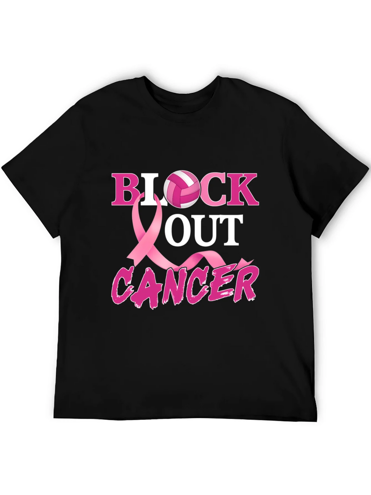 Block Out Cancer Awareness T-Shirt product image 5