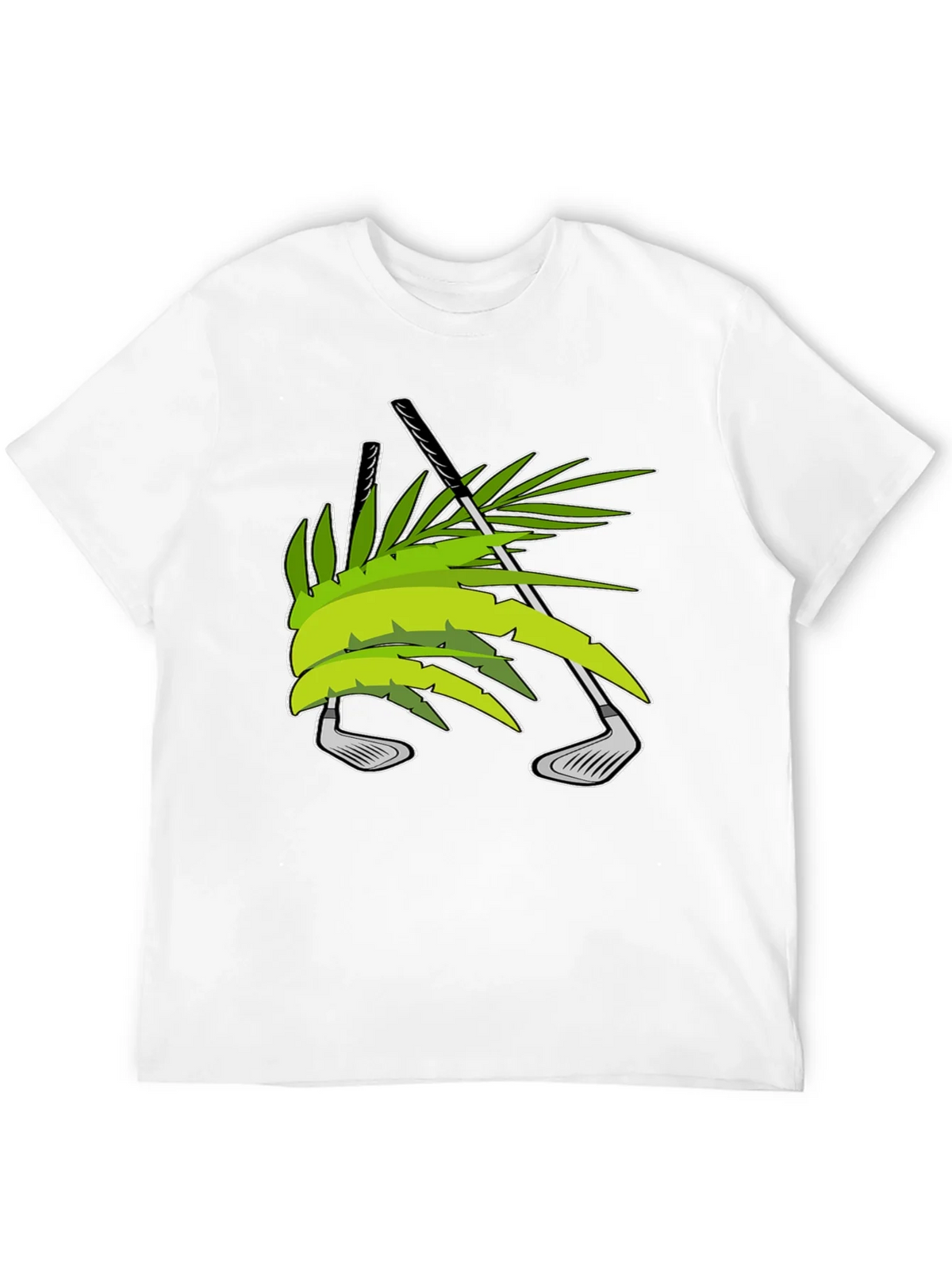 Tropical Golf T-Shirt - Palm & Clubs Design product image 11