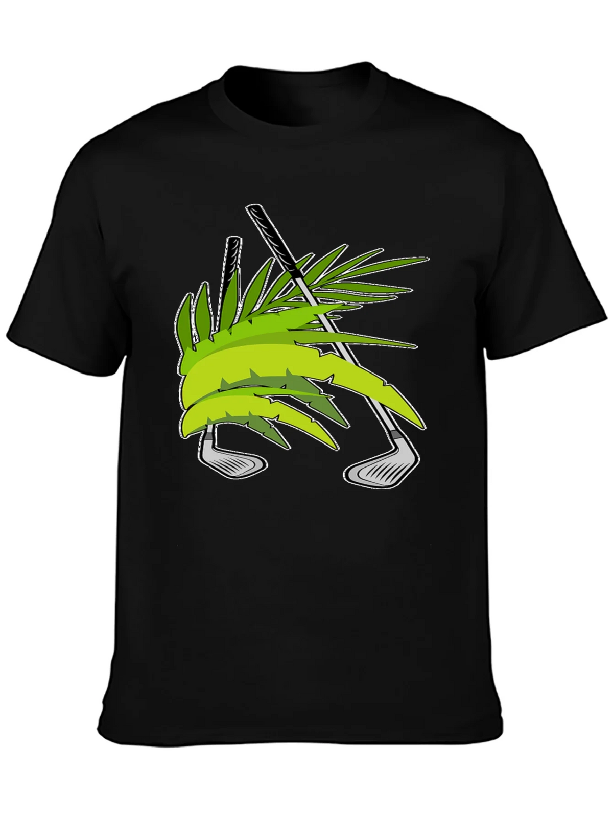 Tropical Golf T-Shirt - Palm & Clubs Design product image 3