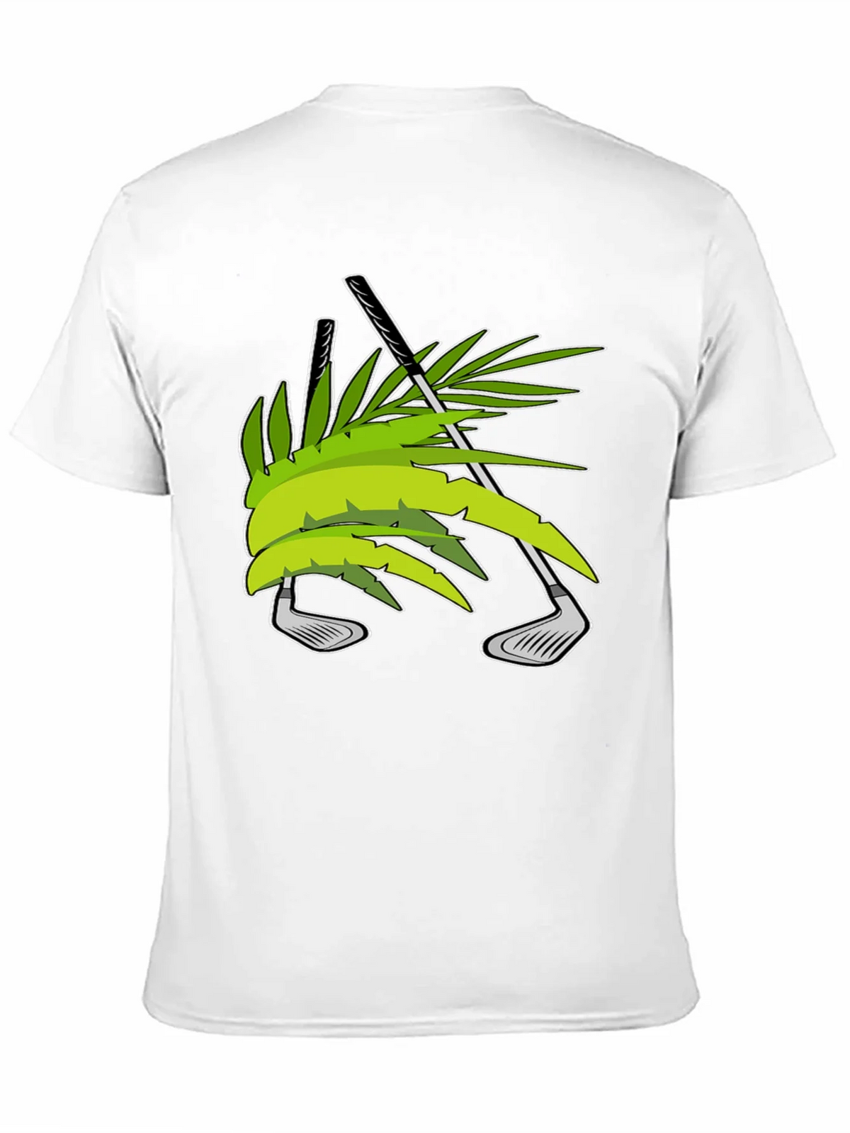 Tropical Golf T-Shirt - Palm & Clubs Design product image 10