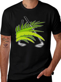 Tropical Golf T-Shirt - Palm & Clubs Design product image 1