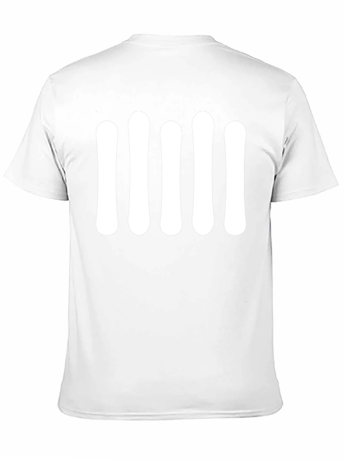 Black T-Shirt with Bold White Graphic product image 10