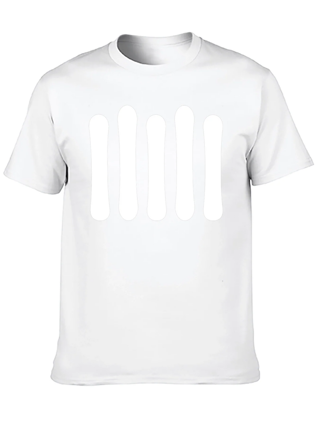 Black T-Shirt with Bold White Graphic product image 9