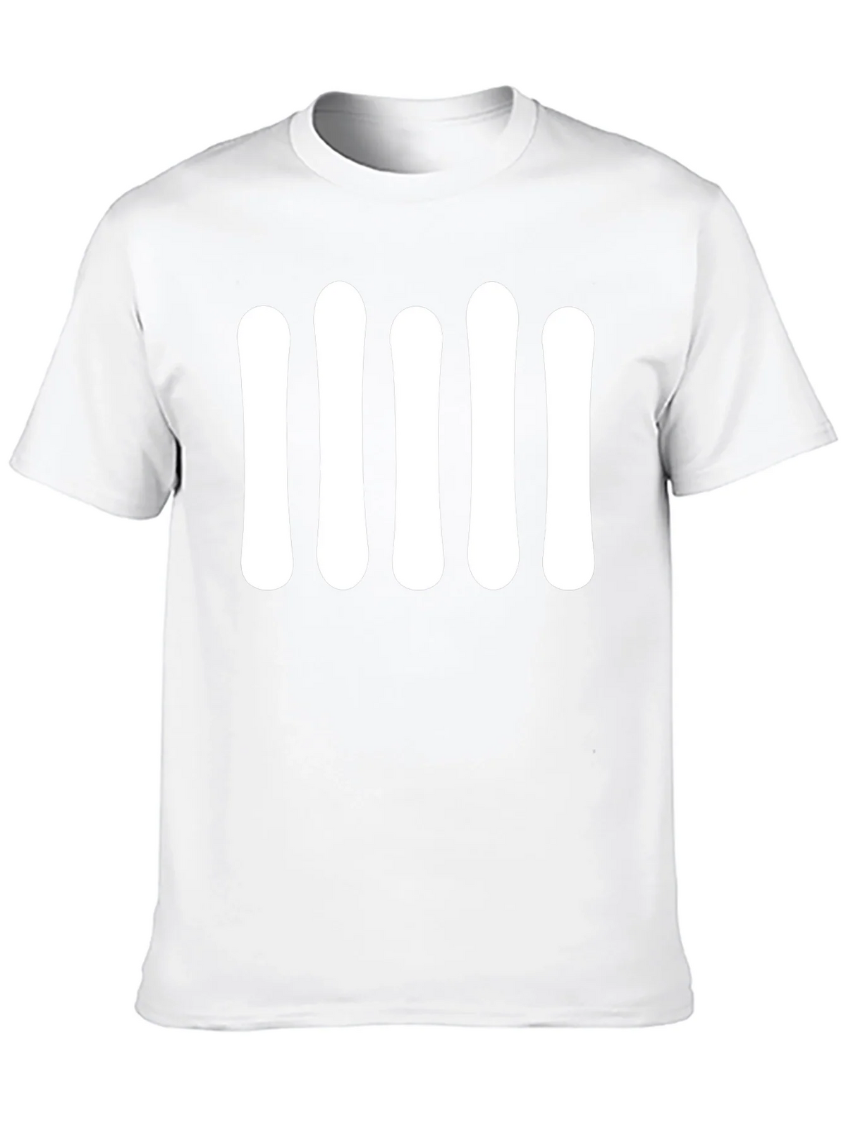 Black T-Shirt with Bold White Graphic product image 9