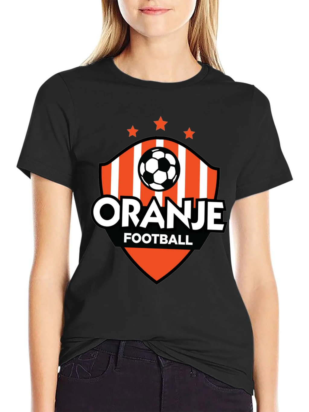 Oranje Football Black Graphic Tee product image 1