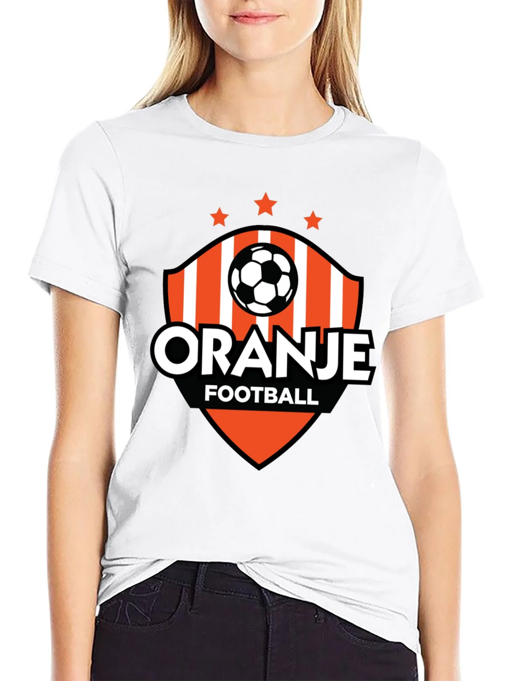 Oranje Football Black Graphic Tee product image 4