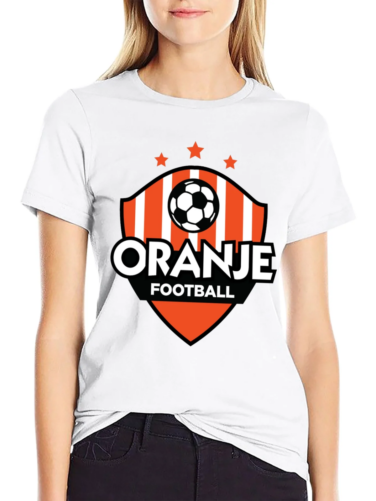 Oranje Football Black Graphic Tee product image 4